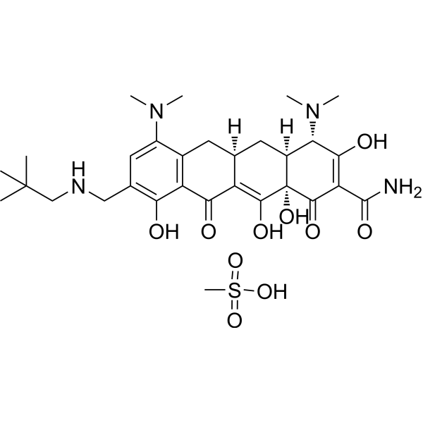 Omadacycline mesylate Structure